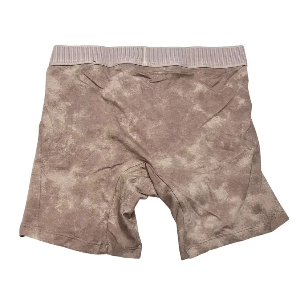 Savage X Fenty Savage X Cotton Boxer Briefs Blanc Brown Diffused Camo Print XS